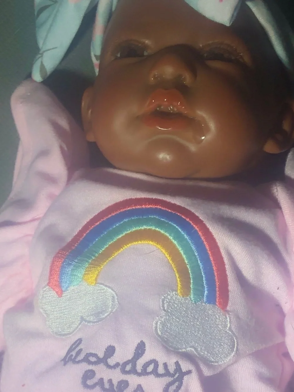 Vinyl reborn doll from F.A.O schwarz company